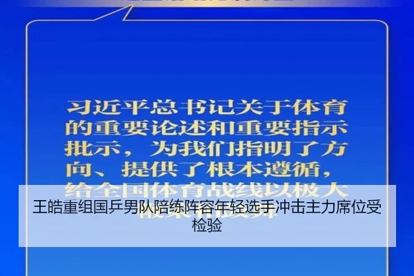 王皓重组国乒男队陪练阵容年轻选手冲击主力席位受检验